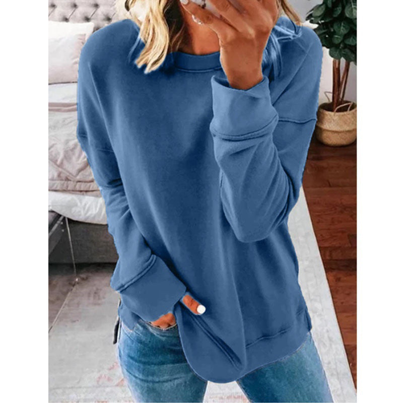 Women’s Casual Round Neck Long Sleeve T-Shirt