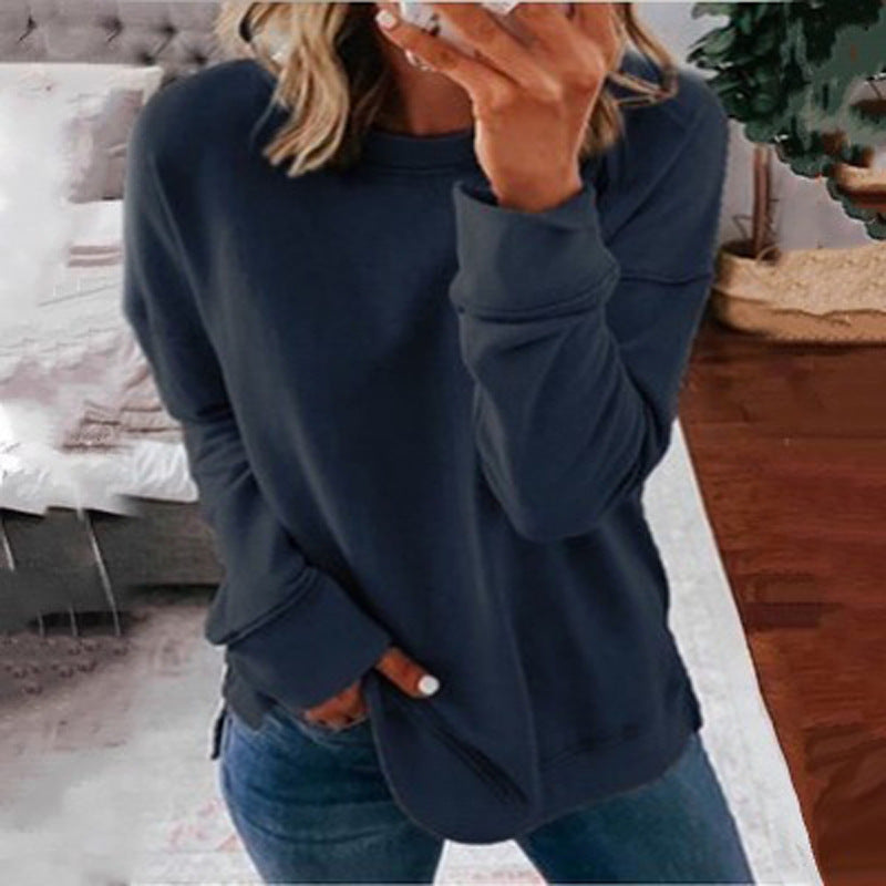 Women’s Casual Round Neck Long Sleeve T-Shirt