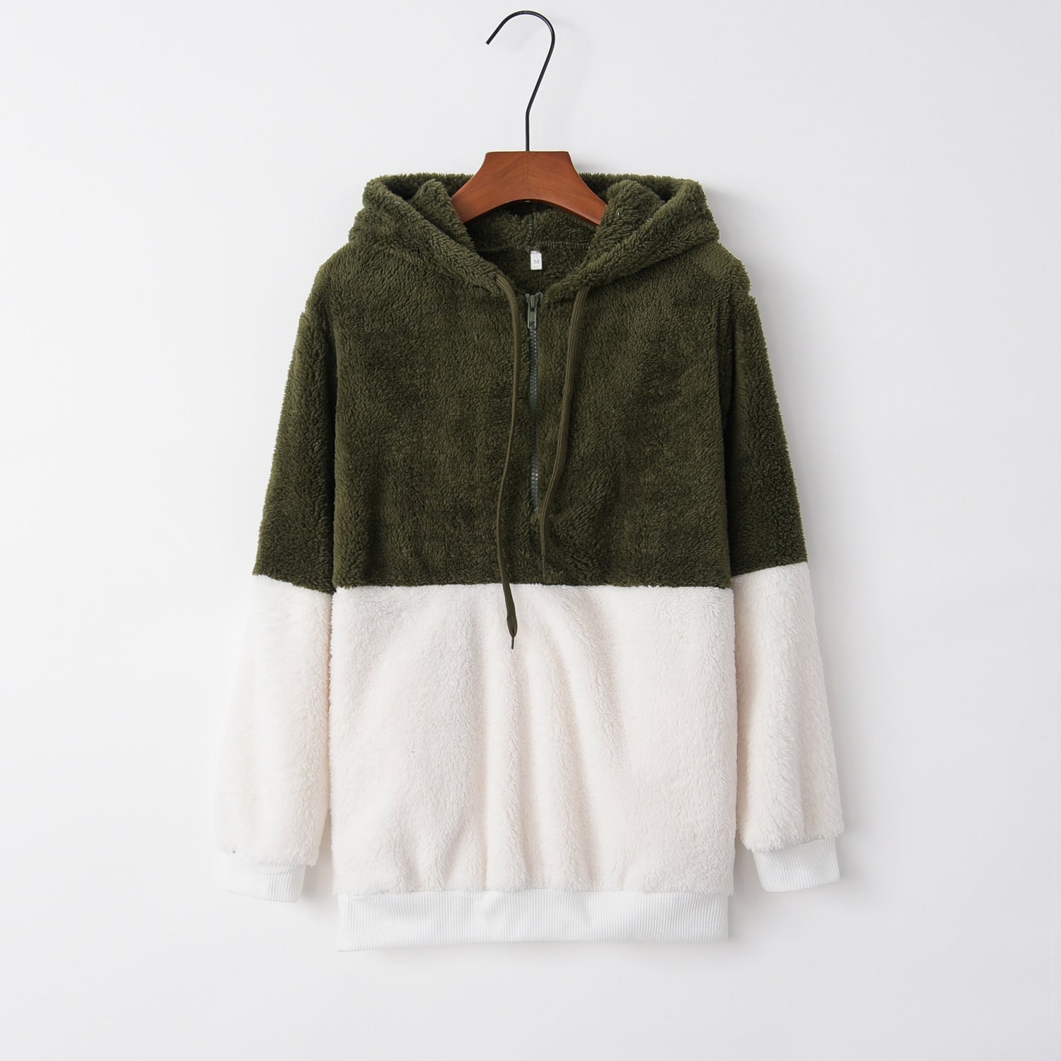 Women’s Hooded Sweater Coat – Solid Color Style