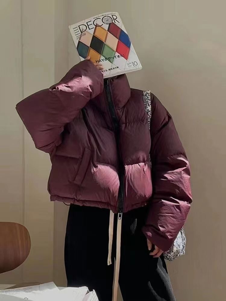 Women’s Stylish Bread Coat – Warm Puffer Jacket