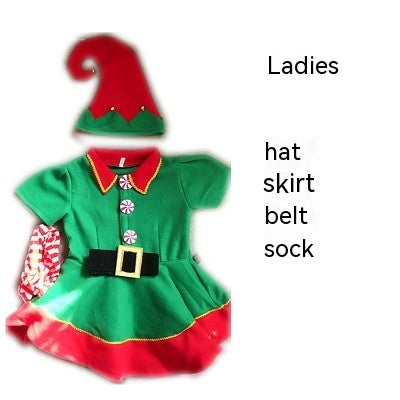 Corduroy Children’s Christmas Elf Clothing – Festive Kids Holiday Outfit
