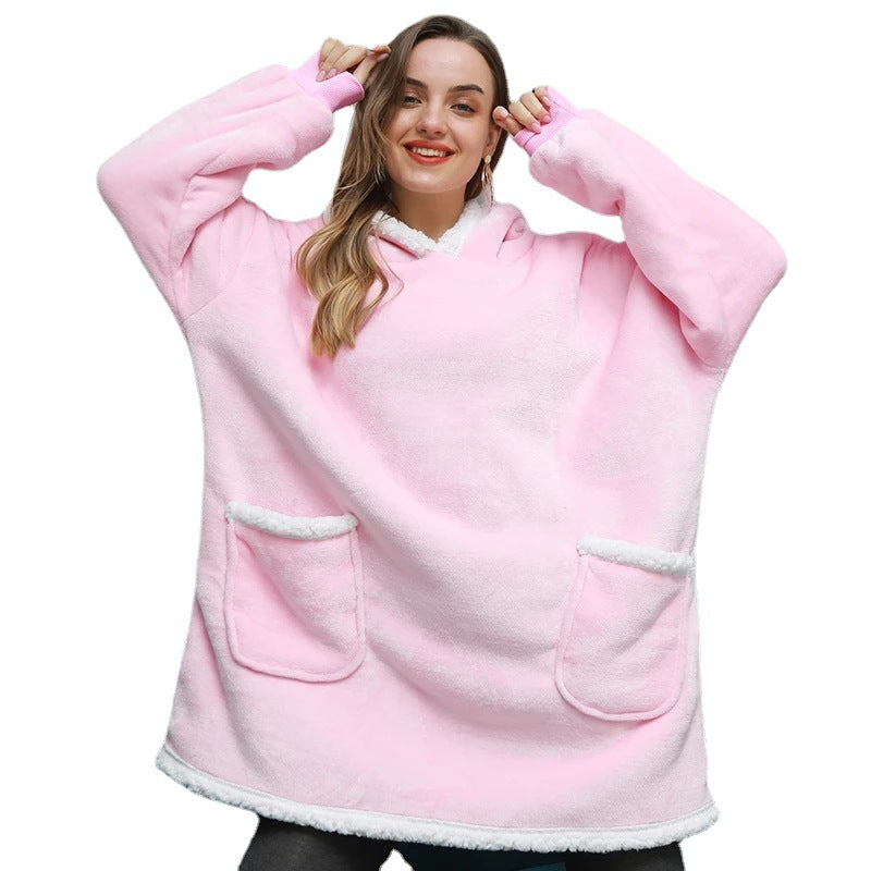 TV Blanket Sweater – Warm Couple Nightwear