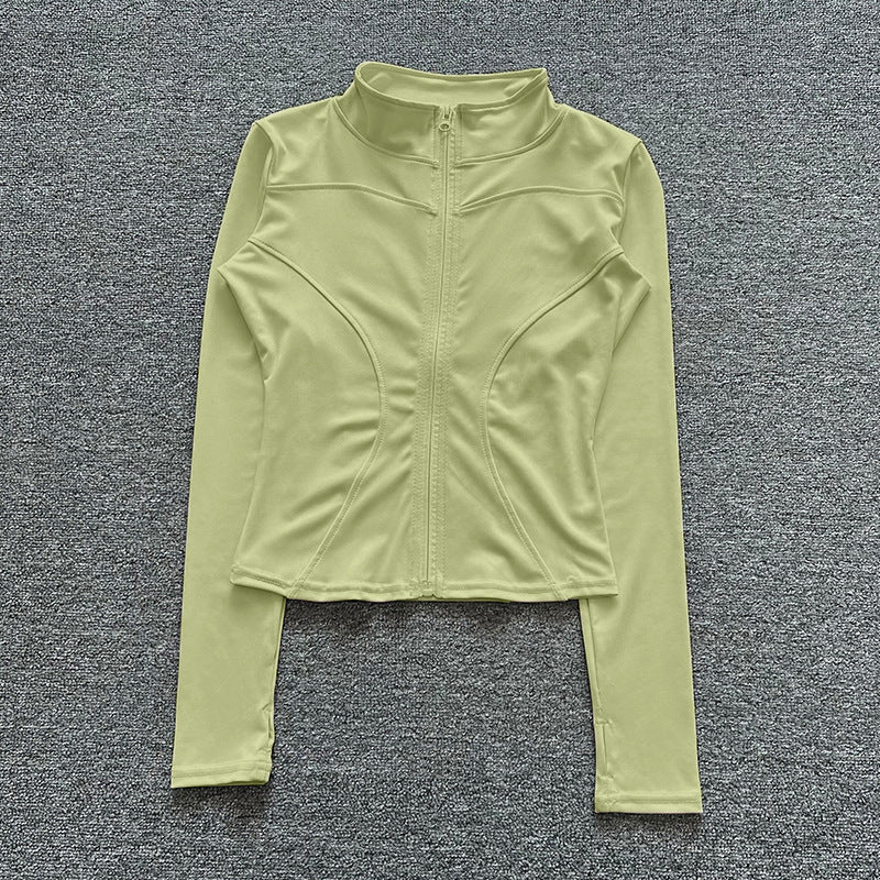 Women’s Yoga Sports Jacket – Quick-Dry Long Sleeve Top