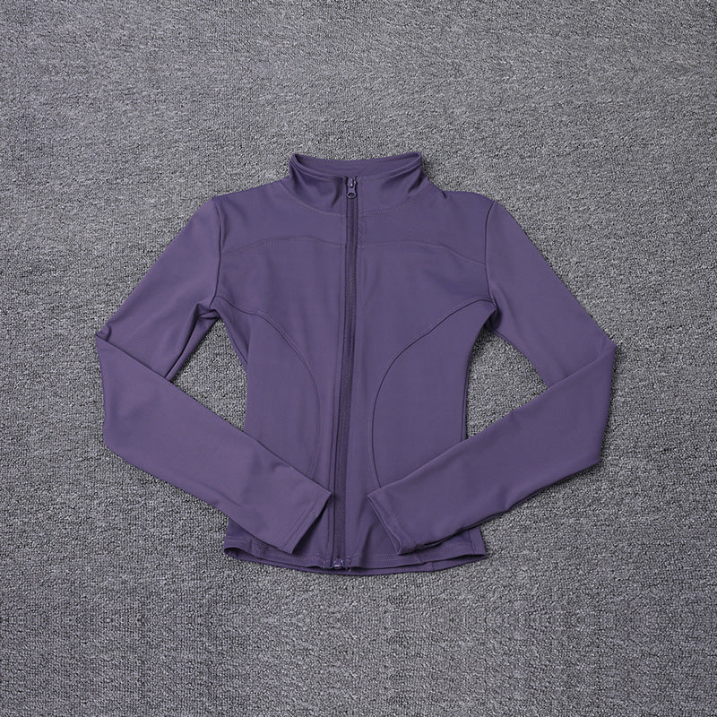Women’s Yoga Sports Jacket – Quick-Dry Long Sleeve Top