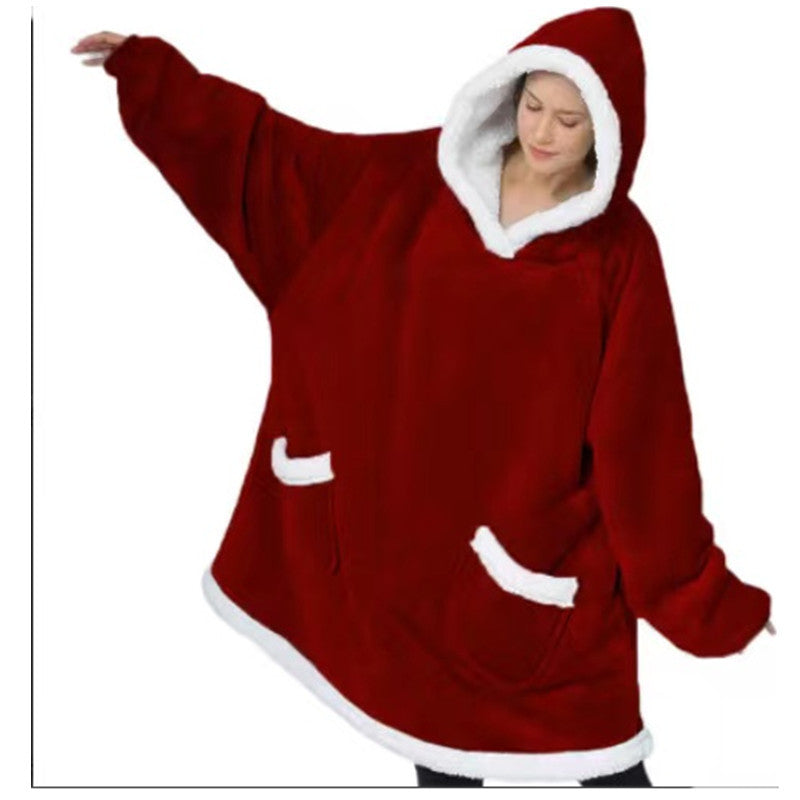 TV Blanket Sweater – Warm Couple Nightwear