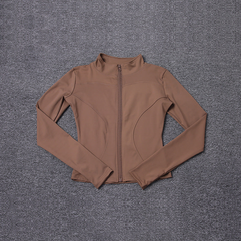 Women’s Yoga Sports Jacket – Quick-Dry Long Sleeve Top