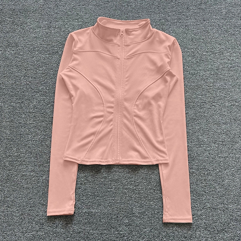 Women’s Yoga Sports Jacket – Quick-Dry Long Sleeve Top